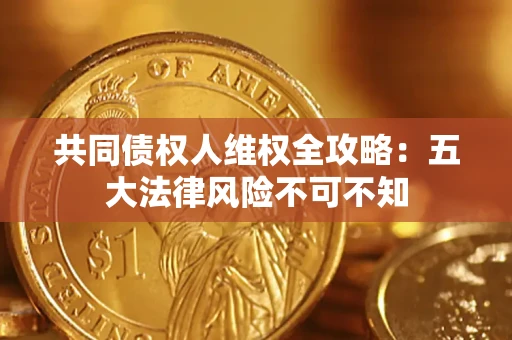 武汉共同债权人维权全攻略：五大法律风险不可不知
