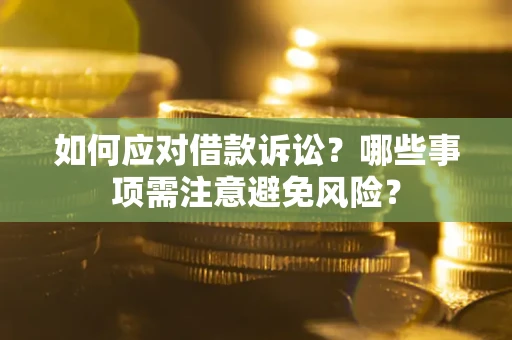 武汉如何应对借款诉讼？哪些事项需注意避免风险？