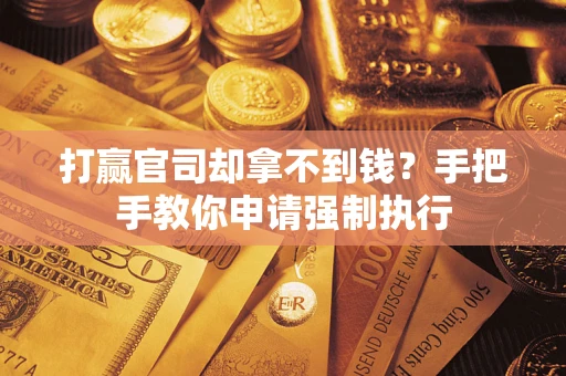 武汉打赢官司却拿不到钱？手把手教你申请强制执行