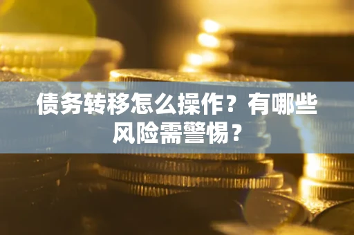 武汉债务转移怎么操作？有哪些风险需警惕？