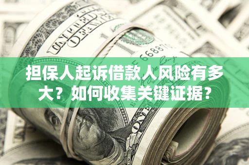 武汉担保人起诉借款人风险有多大？如何收集关键证据？