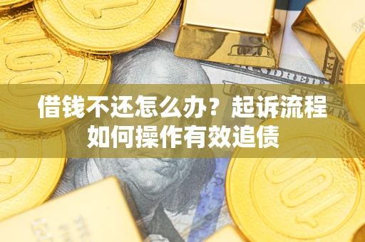 武汉借钱不还怎么办？起诉流程如何操作有效追债