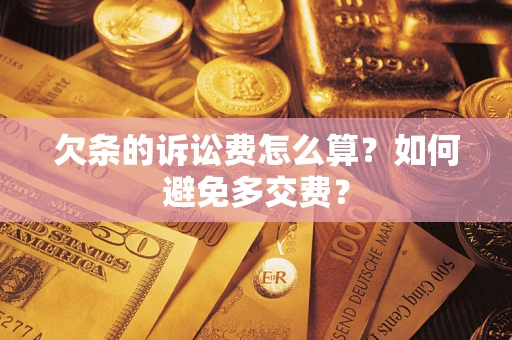 武汉欠条的诉讼费怎么算？如何避免多交费？