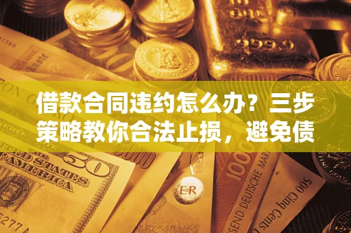武汉借款合同违约怎么办？三步策略教你合法止损，避免债务危机升级