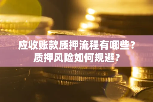 武汉应收账款质押流程有哪些？质押风险如何规避？
